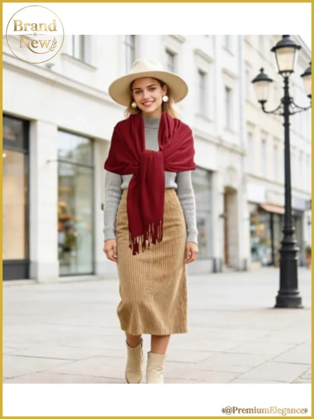 Soft Long Pashmina Shawl Wrap Scarf for Wedding Evening Dress